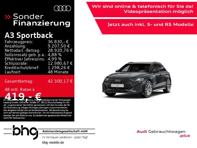Audi A3 9.157 km 36.830 &euro; Reutlingen 72760